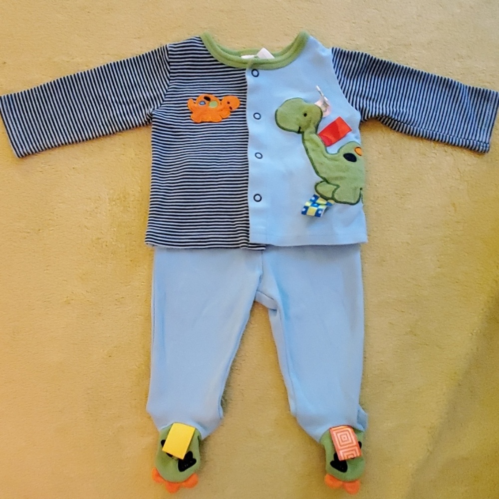 Baby boy matching turle set